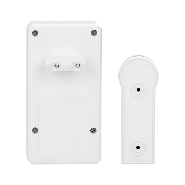 DISCO AC wireless mains-powered doorbell with learning system, 1 sound, 80m